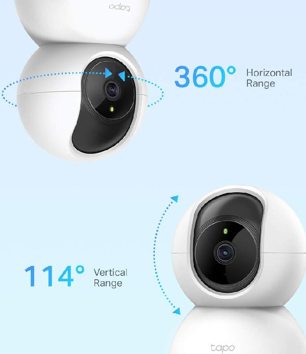 CAMARA IP TP-LINK TAPO C200 WIFI PT 2MP 1080P VISION NOCTURNA DETECCION DE MOVIMIENTO MICROSD 128GB EQUIVALE 16 DIAS ALARMA AUDIO BIDIRECCIONAL FUNCIONA CON GOOGLE Y