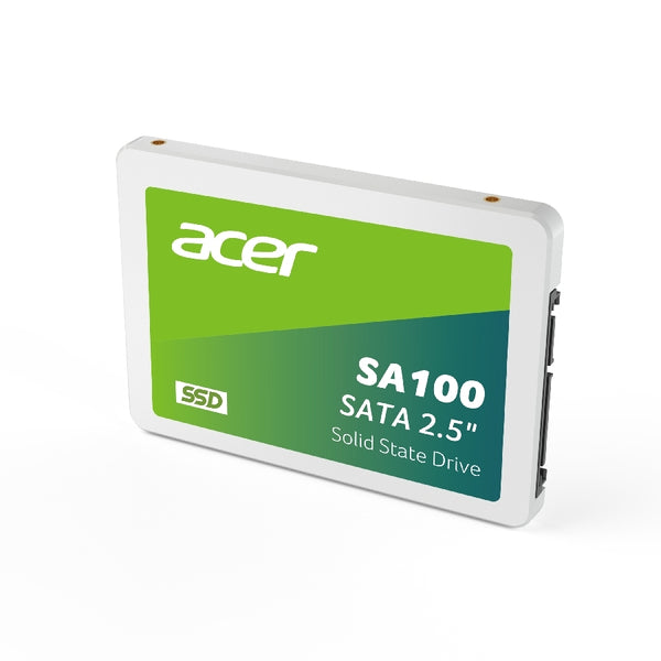 UNIDAD DE ESTADO SOLIDO SSD INTERNO ACER SA100 480GB 2.5 SATA3 LECT.560 ESCRIT. 500 MBS 7MM PC LAPTOP MINIPC BL.9BWWA.103