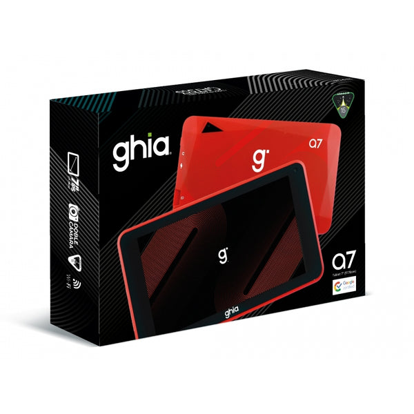 TABLET A7/A333 PENTACORE/ 7 PULG IPS /3GB RAM/64GB/USBC/2CAM/WIFI/BLUETOOTH/2500MAH/ANDROID 15/ROJA
