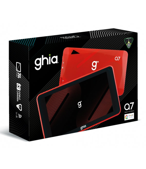 TABLET A7/A333 PENTACORE/ 7 PULG IPS /3GB RAM/64GB/USBC/2CAM/WIFI/BLUETOOTH/2500MAH/ANDROID 15/ROJA