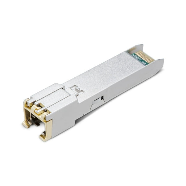 MODULO, MINIGIBIC, TRANSCEIVER, SFP TP.LINK TL-SM331T PLUG AND PLAY CHASIS METALICO TRANSMITE DATOS SIN PROBLEMAS HASTA 100 METROS ENTRE TU INTERFAZ SFP Y EL PUERTO GIGABIT DE COBRE