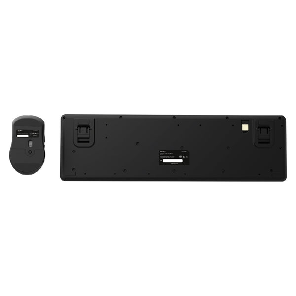 KIT ACTECK CREATOR SILENT PRO MK474 / TECLADO Y MOUSE / INALAMBRICO DONGLE USB / WIN, MAC, ANDROID / MEMBRANA /106 TECLAS / ERGONOMICO / 5000 DPI AJUSTABLE / 6 BOTONES / OPTICO / NEGRO /AC-943505