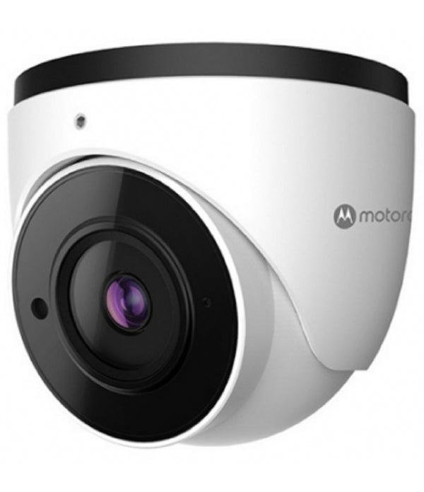 CAMARA IP MOTOROLA MTIDM045701 / DOMO METAL / LENTE FIJO / 5MP / IK10 / IP67 / ONVIF / POE / DNR 3D , WDR DIGITAL , HLC , BLC , DESEMPAÑADOR / IR 40 M / CYBERSEGURIDAD GDRP