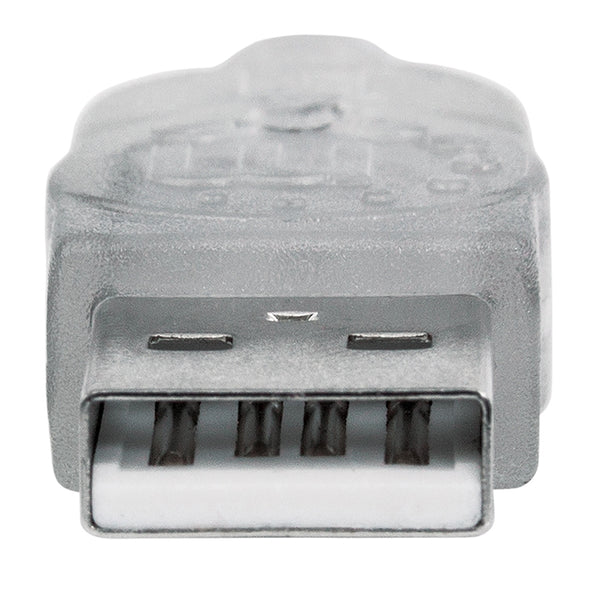 CABLE USB,MANHATTAN,336314, V2.0 EXT. 1.8M PLATA