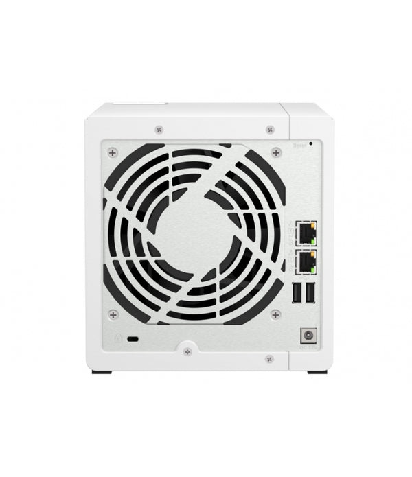 NAS QNAP TS-433-4G /4 BAHIAS NUCLEO CUADRUPLE 2.0 GHZ 4GB DDR3/1 LAN 2,5 GBE/ 1 LAN GBE/USB 3.2 X1/SATA/HOT-SWAP/ SIN DISCOS/ ARM CORTEX A55