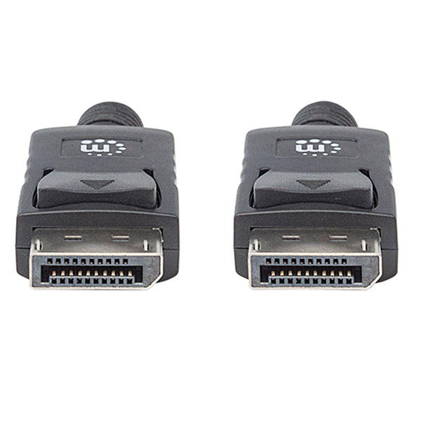 CABLE DISPLAYPORT,MANHATTAN,307093, V1.2 M-M 3.0M NEGRO 4K60HZ