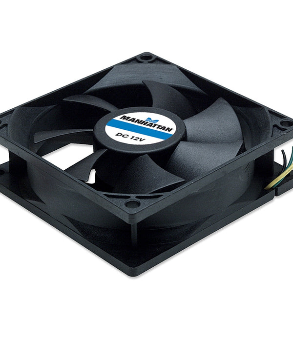 VENTILADOR,MANHATTAN,700955, 80X80X25, 3 PINES,GABINETE CPU