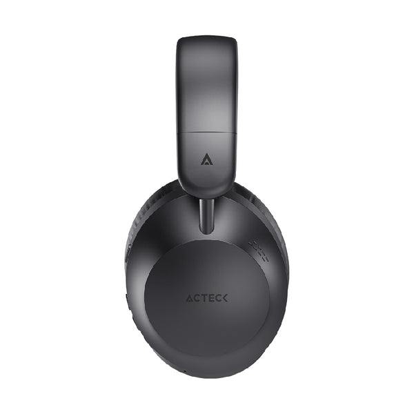 AUDIFONOS ACTECK TRITON PRO HP636 / DIADEMA / INALAMBRICOS / BT 5.4 - AUX 3.5 MM / MICROFONO OMNIDIRECCIONAL / BATERIA 30 HRS / CANCELACION DE RUIDO / ULTRALIGEROS / 20 HZ -20 KHZ / NEGRO / AC-940924