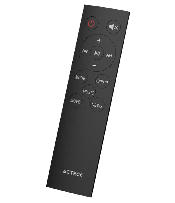 BARRA DE SONIDO ACTECK DYNAMIC THIN BS600 / 3 BOOCINAS + SUBWOOFER / SONIDO ESTEREO 2.1 / 60 W / 80 DB / 3.5 MM - USB - HDMI - OPTICAL - BLUETOOTH 5.3 / NEGRO / AC-940801