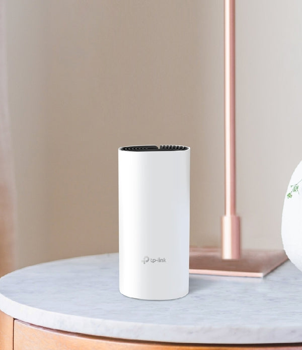 ROUTER | TP-LINK | DECO M4(1-PACK) | WIFI MESH | AC1200 DUAL BAND | MODO AP/ ROUTER | COBERTURA ESTIMADA 185 METROS CUADRADOS (DEPENDE DE CONDICIONES AMBIENTALES Y TRAFICO DE CADA USUARIO)
