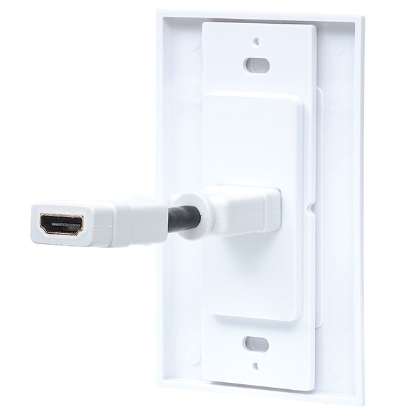 COPLE HDMI,MANHATTAN,771719, BLANCO CON FACEPLATE 1 PUERTO