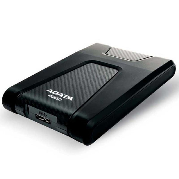 DISCO DURO EXTERNO ADATA HD650 1TB PORTATIL 2.5 USB 3.2 WINDOWS MAC LINUX CONTRAGOLPES COLOR NEGRO AHD650-1TU31-CBK
