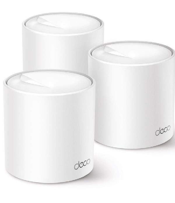 ROUTER TP-LINK DECO X553-PACK WIFI 6 AX3000 5GHZ 2402 MBPS 802.11AX. 2.4GHZ 574 MBPS 802.11AX 2X2 MU-MIMO SUSTITUYE A DECO P93-PACK
