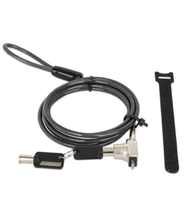 CANDADO LAPTOP,MANHATTAN,440509, NANO LLAVE 1.5M GRIS
