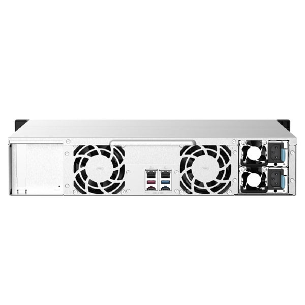 NAS QNAP TS-1273AU-RP-8G /FUENTE REDUNDANTE/ 12 BAHIAS SATA HDD 3,5/RACK 2U/NUCLEO CUADRUPLE 2.2 GHZ/8GB DDR4 UDIMM HASTA 64GB/2 PTO 2,5 LAN GBE /USB 3.0 X1/ USB 3.2 X2 /HOTSWAP/ NO INCLUYE DISCO
