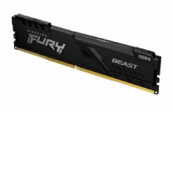 MEMORIA RAM KINGSTON DIMM DDR4 32GB 3200MT/S FURY BEAST BLACK XMP CL16 288PIN 1.35V C/DISIPADOR DE CALOR P/PC/GAMER/ALTO RENDIMIENTO KF432C16BB/32