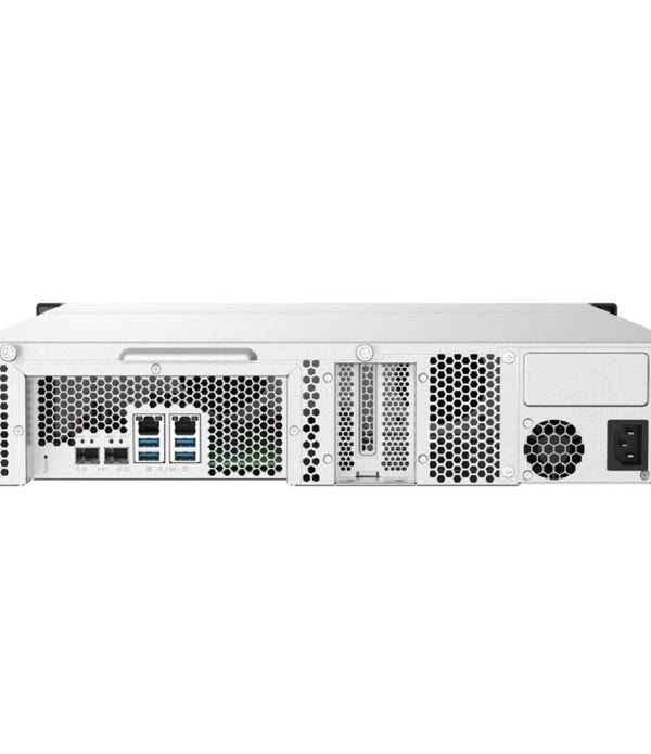 NAS QNAP TS-832PXU-4G/ 8 BAHIAS SATA HDD 3,5/RACK 2U/NUCLEO CUADRUPLE 1.7GHZ/4GB DDR4 UDIMM AMPLIABLE A 16GB/2 PTO 2,5 GBE /2 PTO 10 GBE/ USB 3.2 X4/ HOTSWAP/ NO INCLUYE DISCOS/ HASTA 144TB