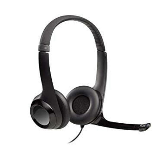 AUDIFONOS DIADEMA LOGITECH H390 SUPRESION DE RUIDO CONTROL DE VOLUMEN USB NEGRO