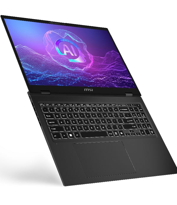 LAPTOP ULTRABOOK MSI PRESTIGE 16 AI+/ 16 UHD / INTEL CORE ULTRA 5 226V HASTA 4.5GHZ / LPDDR5 16GB (NO UPGRADE) / 1TB SSD / WIN 11 PRO (COPILOT+ PC)/ INCLUYE BACKPACK