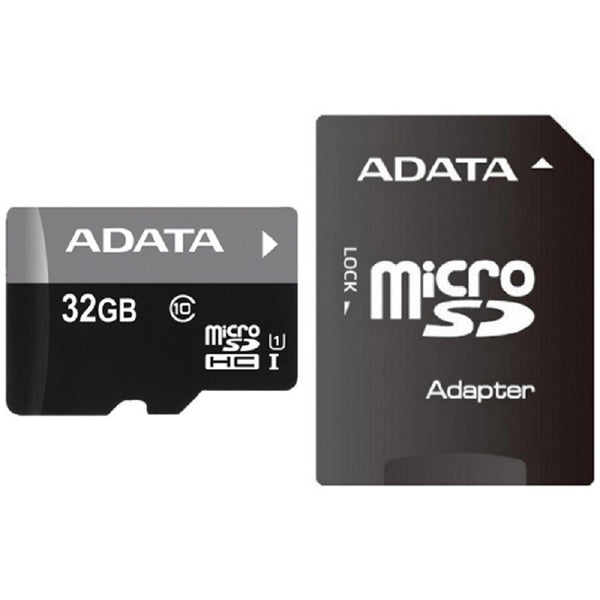 MEMORIA ADATA MICRO SDHC 32GB UHS-I CLASE 10 C/ADAPTADOR AUSDH32GUICL10-RA1