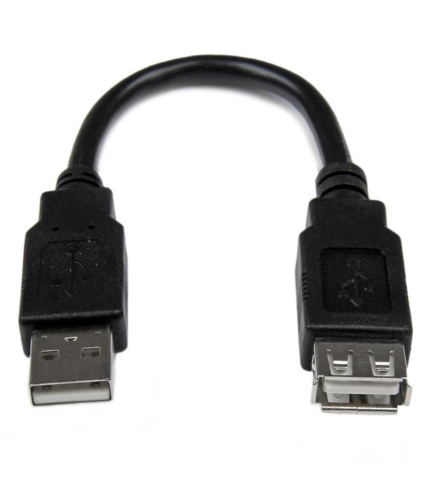 CABLE DE 15CM DE EXTENSION USB 2.0 - MACHO A HEMBRA USB-A - EXTENSOR - STARTECH.COM MOD. USBEXTAA6IN