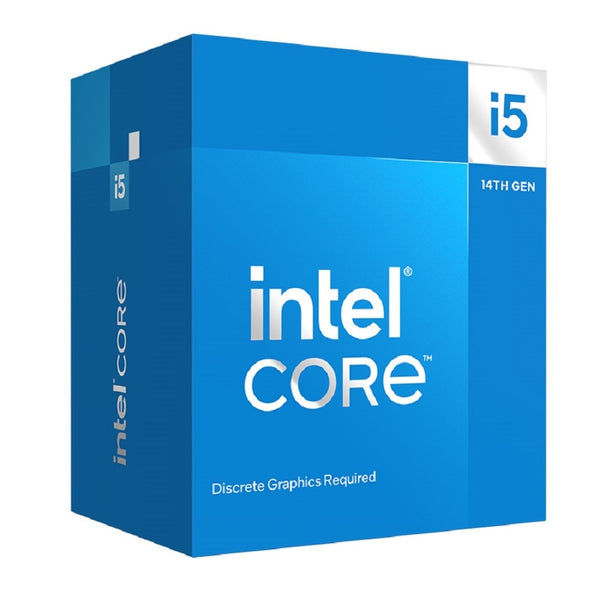 PROCESADOR INTEL CORE I5-14400F S-1700 14A GEN /HASTA 4.7 GHZ /CACHE 20MB /10 CORES (6P+4E) /SIN GRAFICOS /CON DISIPADOR /COMPUTO MEDIO