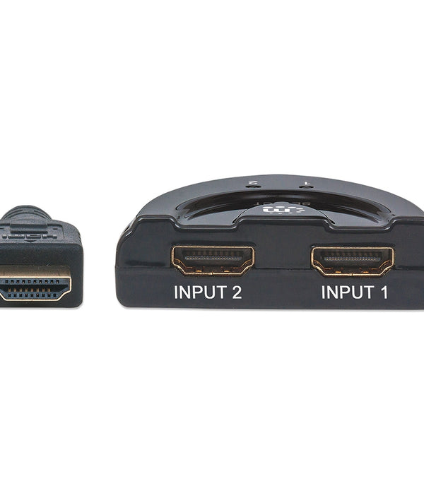 SWITCH ,MANHATTAN,207416,HDMI 1.3, 2 ENTRADAS : 1 SALIDA