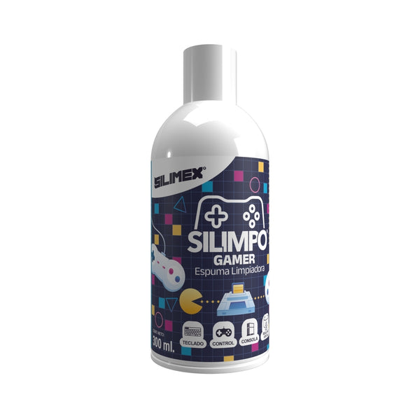 ESPUMA LIMPIADORA | SILIMEX | ESPUMA LIMPIADORA GAMER 300 GR | SILIMPO | LIMPIA SUPERFICIES DE CONSOLAS, TECLADOS, CONTROLES Y EQUIPOS GAMER