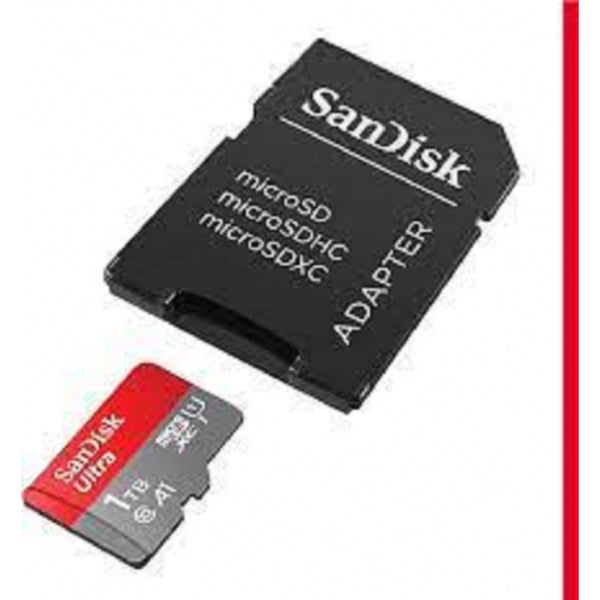MEMORIA SANDISK MICRO SDXC 1TB ULTRA 150MB/S CLASE 10 C/ADAPTADOR SDSQUAC-1T00-GN6MA