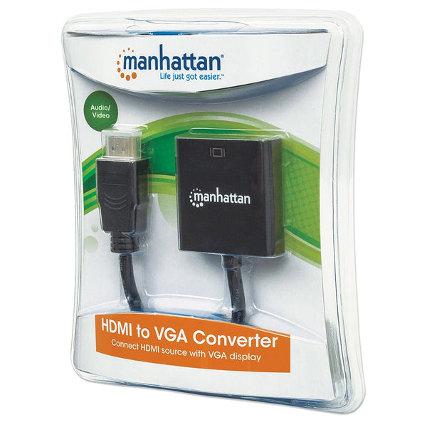 CONVERTIDOR,MANHATTAN,151436,VIDEO HDMI A SVGA, BL