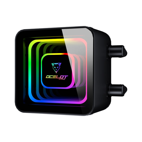 ENFRIAMIENTO LIQUIDO OCELOT GAMING OEL240 / 240MM / ARGB / 70 CFM / 1800 RPM / 32 DB / INTEL Y AMD / COLOR NEGRO