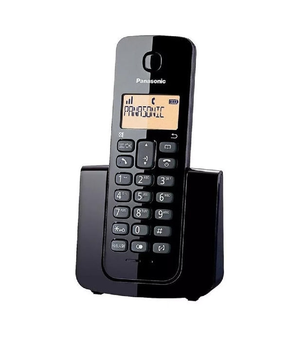 TELEFONO PANASONIC KX-TGB110MEB INALAMBRICO BASICO 20 NUMEROS IDENTIFICADOR DE LLAMADAS, 50 NUMEROS DIRECTORIO LOCALIZADOR DE AURICULAR NEGRO