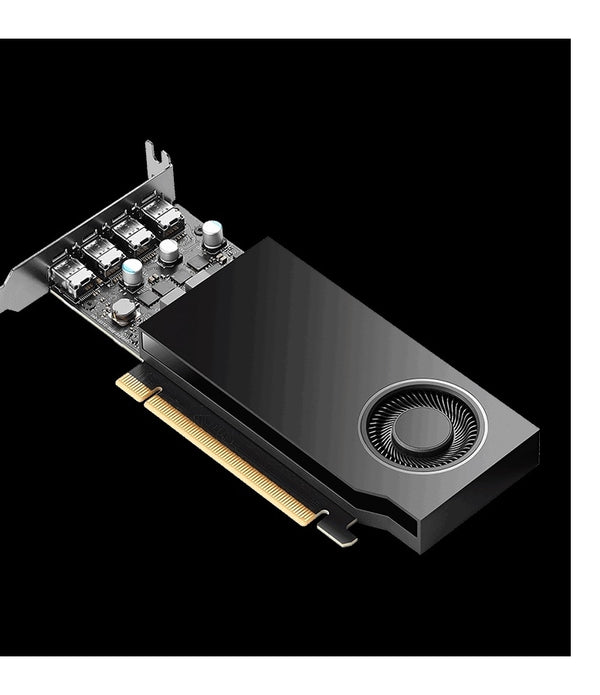 TARJETA DE VIDEO PNY NVIDIA QUADRO RTX A400 PCIE X16 4.0 4GB GDDR6 4X MDISPLAYPORT 1.4A BAJO PERFIL GAMA MEDIA DISEÑO