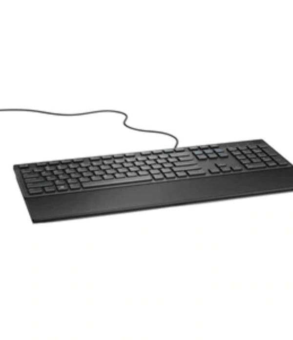 TECLADO ALAMBRICO DELL EN INGLES MODELO KB216-BK-US COLOR NEGRO