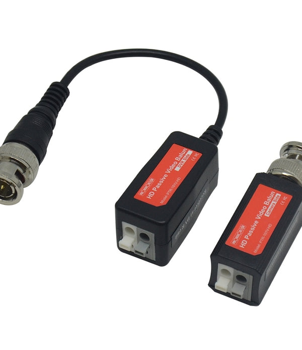VIDEO BALUN / PROVISION ISR / PTR-101V-HD / SOPORTA HASTA 8 MEGAPIXELES / CON EXTENSION / DISTANCIA DE TRANSMISION AHD / CVBS - 200M / CVI / TVI - 150M.