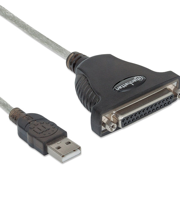 CONVERTIDOR,MANHATTAN,336581, USB A PARALELO DB25