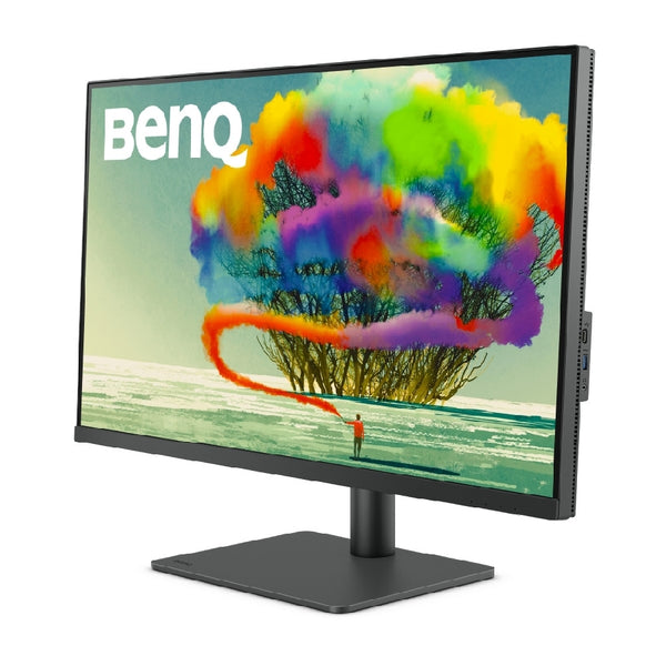 MONITOR BENQ DISEÑO PD3205U 31.5 / 4K UHD / IPS / 60HZ / 5MS / HDMI, DISPLAYPORT, USB-A, USB-C / ALTAVOCES INTEGRADOS / EYE CARE / ERGONOMICO / NEGRO / GARANTIA 3 AÑOS