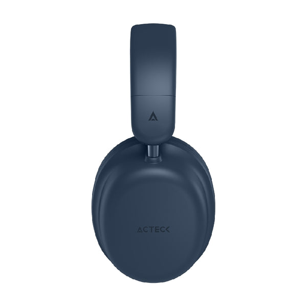 AUDIFONOS ACTECK HONOUR 2 PLUS HP626 / DIADEMA / INALAMBRICOS / BT 5.4 - AUX 3.5 MM / BATERIA 25 HRS / MICROFONO OMNIDIRECCIONAL / 20 HZ-20 KHZ / CANCELACION DE RUIDO / AZUL / AC-940962