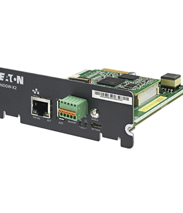 TARJETA DE RED INDUSTRIAL EATON GATEWAY CARD (X-SLOT) (COMPACTIBLE CON NO BREAK / UPS BLADEUPS, 9155, 9155 MARINE, 9355, 9395, 9395P, 9395C, 9395XC)