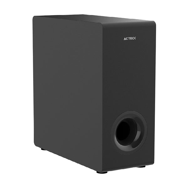 BARRA DE SONIDO ACTECK DYNAMIC THIN BS600 / 3 BOOCINAS + SUBWOOFER / SONIDO ESTEREO 2.1 / 60 W / 80 DB / 3.5 MM - USB - HDMI - OPTICAL - BLUETOOTH 5.3 / NEGRO / AC-940801
