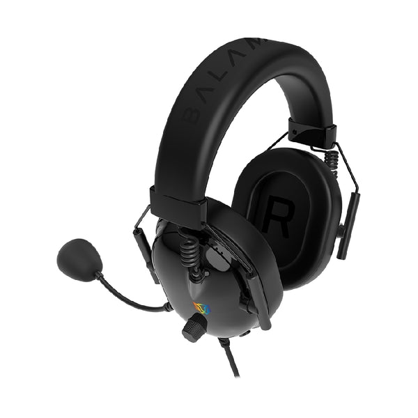 AUDIFONOS GAMER BALAM RUSH AVIATOR LEVEL HA757 / DIADEMA ALAMBRICA / PC - DISP MOVILES - CONSOLAS / SONIDO ESTEREO / MICROFONO OMNIDIRECCIONAL / RGB PERSONALIZABLE / NEGRO / BR-941167