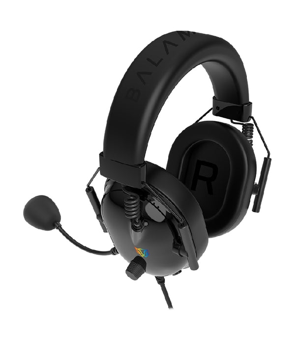 AUDIFONOS GAMER BALAM RUSH AVIATOR LEVEL HA757 / DIADEMA ALAMBRICA / PC - DISP MOVILES - CONSOLAS / SONIDO ESTEREO / MICROFONO OMNIDIRECCIONAL / RGB PERSONALIZABLE / NEGRO / BR-941167