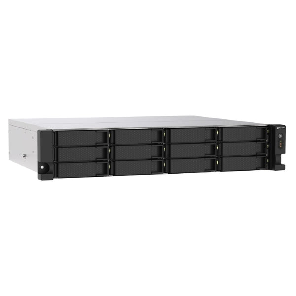 NAS QNAP TS-1273AU-RP-8G /FUENTE REDUNDANTE/ 12 BAHIAS SATA HDD 3,5/RACK 2U/NUCLEO CUADRUPLE 2.2 GHZ/8GB DDR4 UDIMM HASTA 64GB/2 PTO 2,5 LAN GBE /USB 3.0 X1/ USB 3.2 X2 /HOTSWAP/ NO INCLUYE DISCO