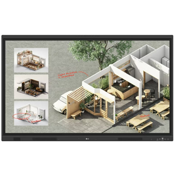 MONITOR INTERACTIVO TOUCHSCREEN LG DE 65 PLG, 65TR3DQ UHD, 400 NITS DE BRILLO, PUNTOS MULTI-TACTIL DE ESCRITURA 40 HDMI 3, ENTRADA RGB/AUDIO, ENTRADA RS232C, RJ45, USB 2.0, ANDROID 14