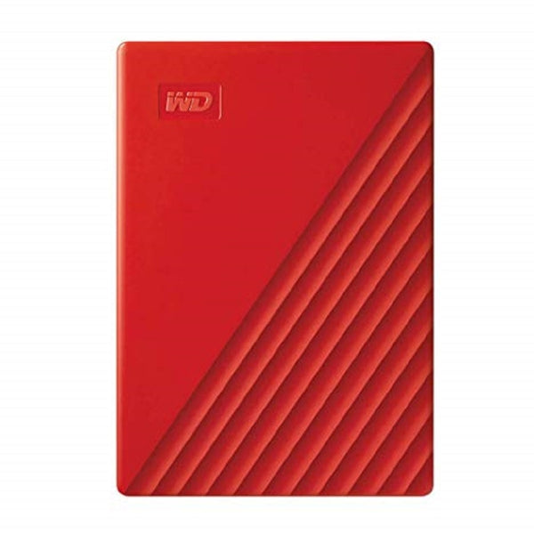 DISCO DURO EXTERNO WD MY PASSPORT 4TB 2.5 PORTATIL USB3.0 ROJO WINDOWS BACKUP ENCRIPTACION WDBPKJ0040BRD-WESN