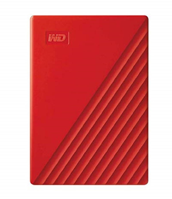 DISCO DURO EXTERNO WD MY PASSPORT 4TB 2.5 PORTATIL USB3.0 ROJO WINDOWS BACKUP ENCRIPTACION WDBPKJ0040BRD-WESN