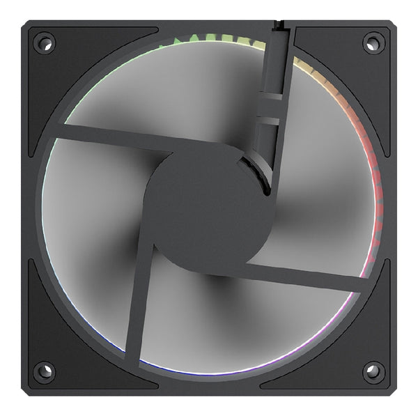 KIT 3 VENTILADORES BALAM RUSH EOLOX BORA EXB85 / POTENCIA DE ENFRIAMIENTO / VELOCIDAD 1600 RPM / SILENCIO IMBATIBLE / CONEXIN PWM AURA / ARGB / NEGRO / BR-942126