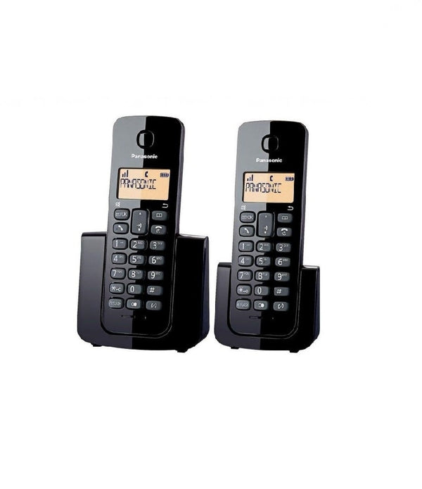 TELEFONO PANASONIC KX-TGB112MEB INALAMBRICO BASICO BASE HANDSET 20 NUMEROS IDENTIFICADOR DE LLAMADAS, 50 NUMEROS DIRECTORIO LOCALIZADOR DE AURICULAR NEGRO