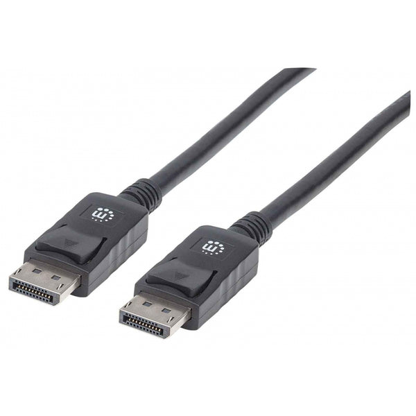 CABLE DISPLAYPORT,MANHATTAN,306935, V1.2 M-M 1.0M NEGRO 4K60HZ