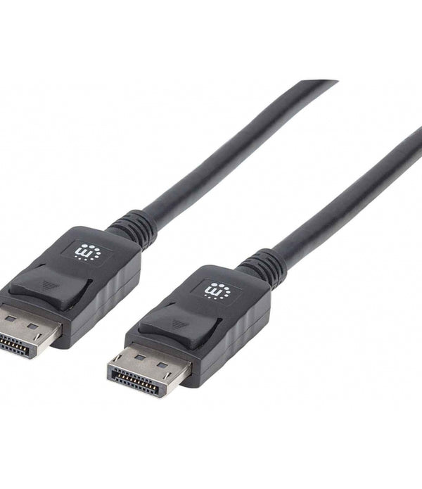 CABLE DISPLAYPORT,MANHATTAN,306935, V1.2 M-M 1.0M NEGRO 4K60HZ